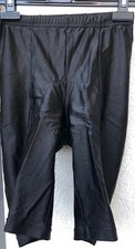 Radlerhose gepolstert Lycra schwarz unisex Gr. 36