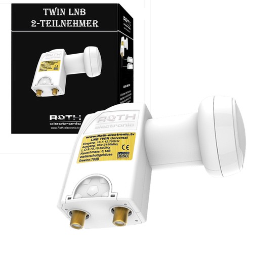 Lnb twin teilnehmer high - twin, 2-teilnehmer