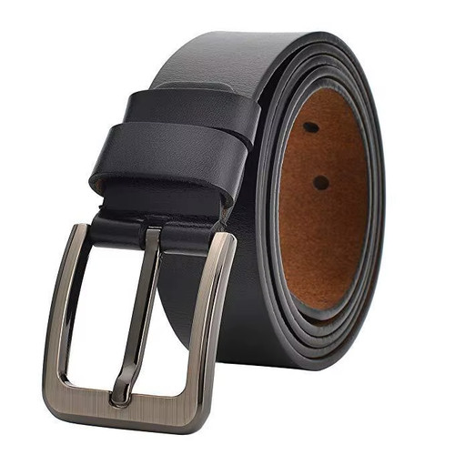 Gürtel leder schwarz - leder, 4cm