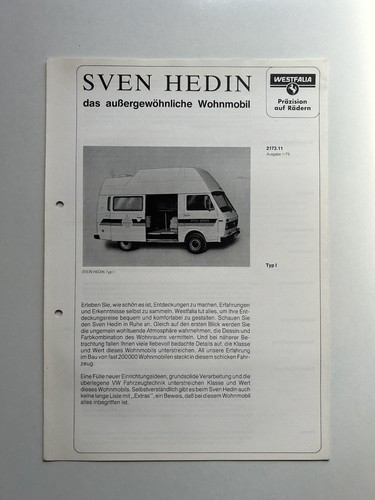 Westfalia sven hedin - vw, lt