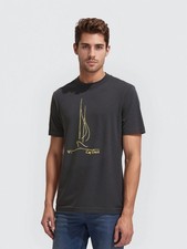 Vintage 80s T-Shirt Fruit of The Loom Key West Sportswear Schwarz M  Beschreibun