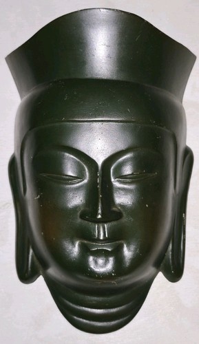 Japanische grüne metall - metall, maske