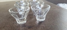 6x DDR Schnapsgläser Glattglas Flach, Gläser Schnaps Glas Likör Mitropa Kneipe 