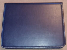 Ringbuchmappe Schreibmappe blau DIN A4 Konferenzmappe 4fach Ring Dokumentenmappe