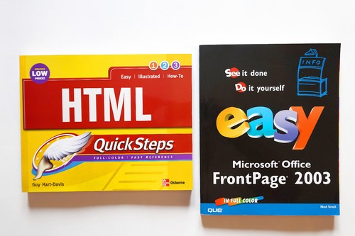 Books for html frontpage 2003 - books,