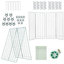 Gemüse Rankhilfe Rankgitter Spalier Gitterspalier Kletterhilfe Metall 2er Set