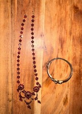 Granat Collier mit Armreif