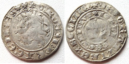 Böhmen prager groschen johann - groschen,