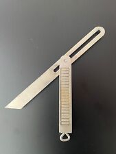 schmiege Vintage Selten Edelstahl Winkelübertragung Tischlerwerkzeug Nooitgedagt
