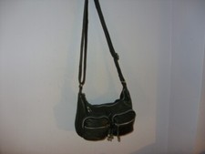 TA-10148 Org. AXEL DAVID VINTAGE Marken Qualität echt LEDER Tasche Gothic unisex