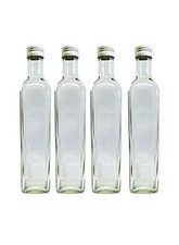 20 x 500ml leere Glasflaschen Maraska Likörflaschen Flasche 0,5 liter Eckig  