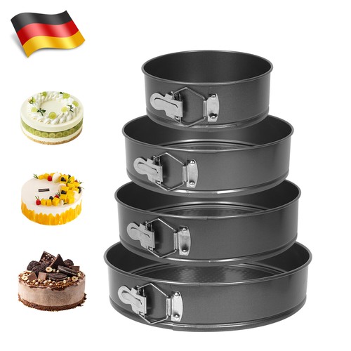 4er set runde backformen - set,
