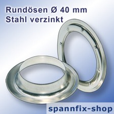 Rundösen Ø 40 mm Stahl