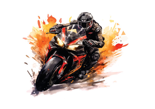 Motorrad biker black - motorrad,
