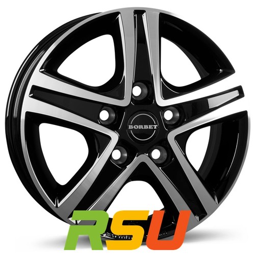 Borbet cwd black polished - borbet,