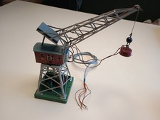 Märklin Drehkran 451 / 7051 Ferngesteuerter Eisenbahn Kran mit Magnet Spur H0