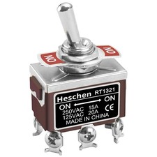 Metall kippschalter dpdt - kippschalter,,