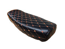 Simson Sitzbank passend für Simson S50 S51 S70 Enduro - Naht Orange Karo