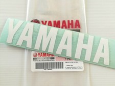 ORIGINAL Yamaha-18cm-Schriftzug-Verkleidung-WEISS-Aufkleber-Sticker-180mm-WHITE 