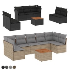 8-tlg. Garten-Sofagarnitur mit