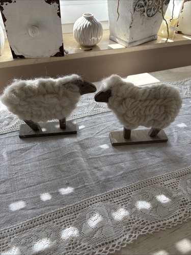 Dekofigur schafe osterdeko - dekofigur,