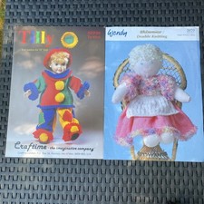 Strickpuppen Clown Outfit für