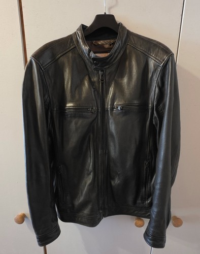Camel biker lederjacke mit - biker,