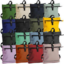 Daniel Ray Rolltop-Rucksack Rollrucksack Jefferson PU Steckschnallen-Verschluss