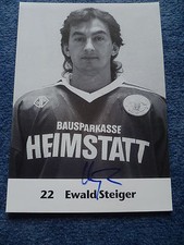 Ewald Steiger - Original Autogramm - handsigniert - Hedos München