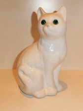 Katze Katzenfigur Porzellan