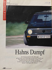 Testbericht 5 Seiten  A4 auto motor sport : VW Golf G60 Limited 1989   (O4-1-8)