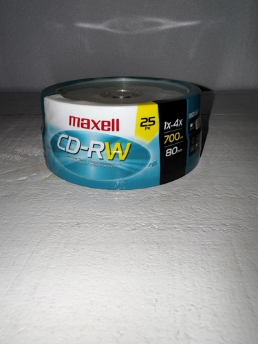 Maxell writable 25 - cd-rw, re-writable