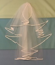 Brautschleier  für Hochzeit, weiß 