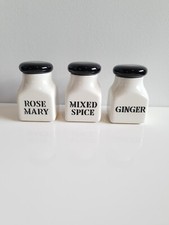 Gewürzglas Set Rosmarin gemischte Gewürze Ingwer mit Deckel Küche Aufbewahrung