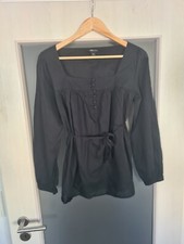 schwarze Umstandstunika