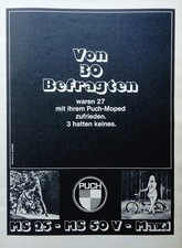 Puch MS 25, MS 50 V, Maxi,  originale Werbung aus 1970