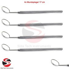 "4x Mundspiegel Zahnarzt