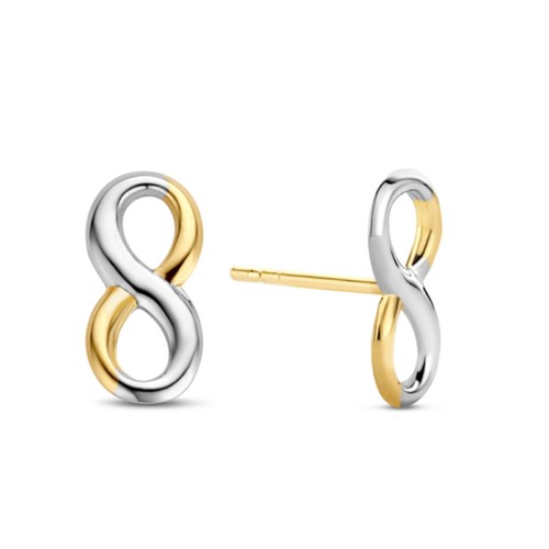 Infinity ohrstecker gelbgold - infinity,