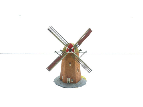 Faller windmühle gebaut - n,