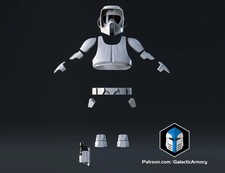 Scout Trooper Rüstung/Helm Star Wars DIY Cosplay Maßstab 1:1