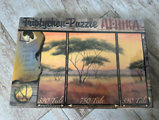 Triptychon Puzzle Afrika Savanne 3-teilig 1530 Teile 80x60cm NEU