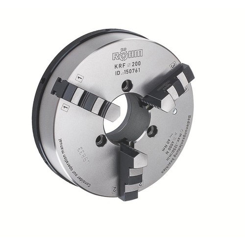 Röhm krf 125 backen mit - röhm, 3-backen,