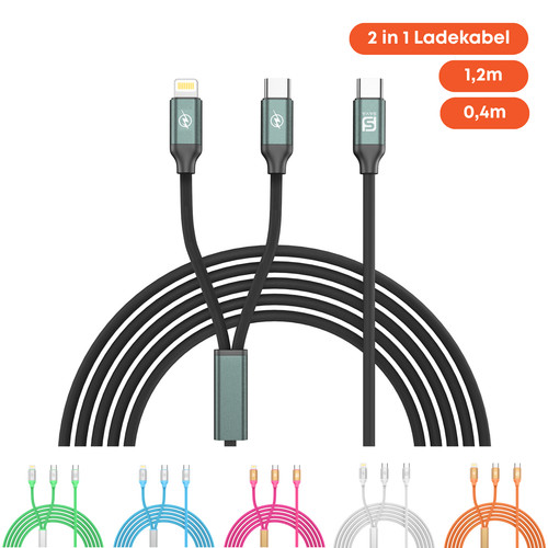 2in1 multi ladekabel usb - multi,