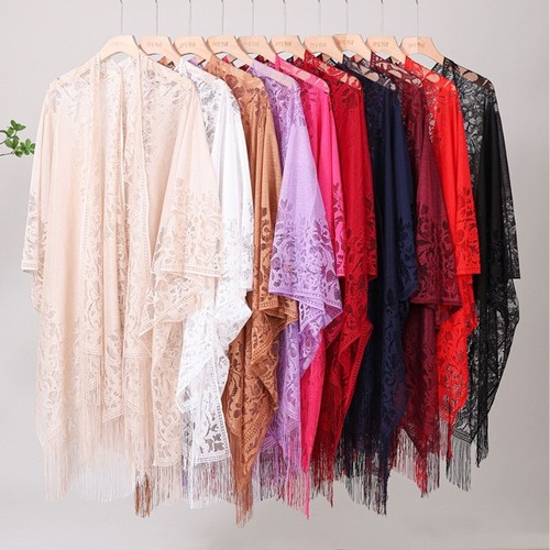 Frauen blumen spitze cardigan - blumen,