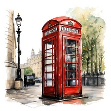 Deko bild london telefonzelle - deko,