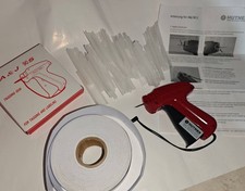A&J 90s Etikettierpistole für Textilien inkl. Etiketten & Fäden mit OVP