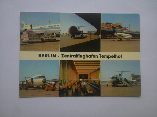 Airliner berlin flughafen - ak,