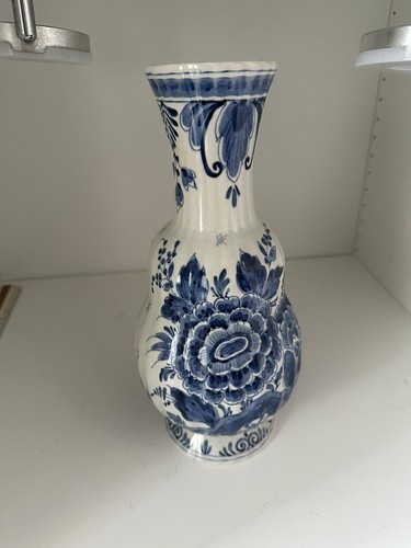 Vintage vase delfts - delfts, blau