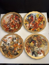 Bradford Exchange Sammelteller Auburn Illusion 4 Stk. Topzustand