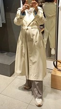 Kunstleder Trenchcoat Zara